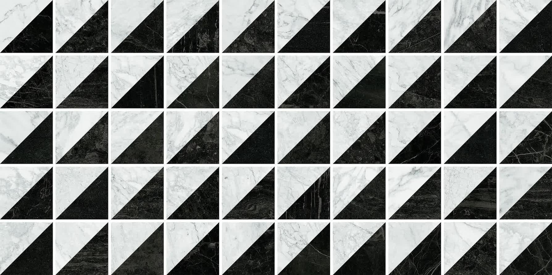 Флаг Блэк Вайт (Flag Black White) 18,6*18,6 матовая 
