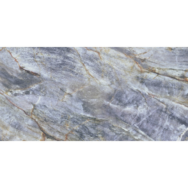 Бразилиан Кварцит Блу ПОЛ (Brazilian Quartzite Blue POL)  59,7*119,7*0,8 керамогранит