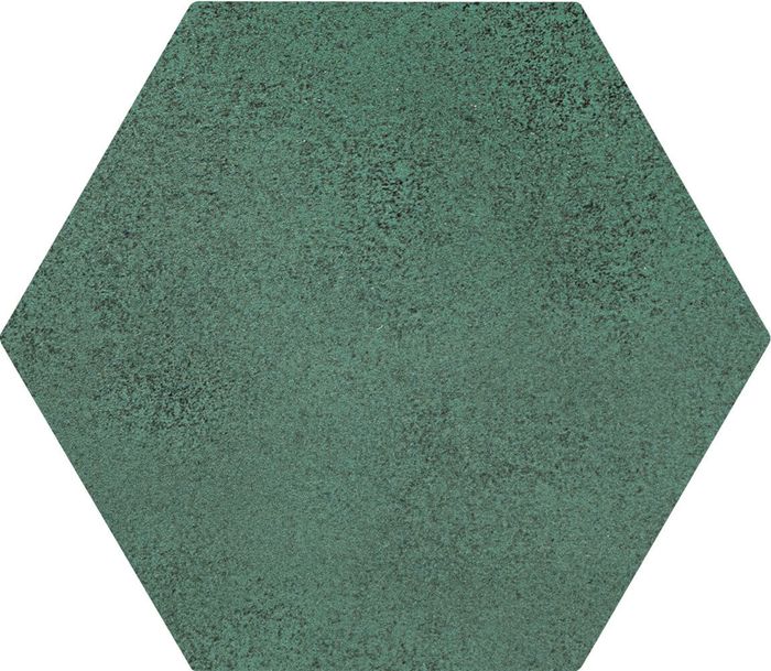 Бурано грин хекс (Burano green hex) 11*12,5*0,9 настенная плитка