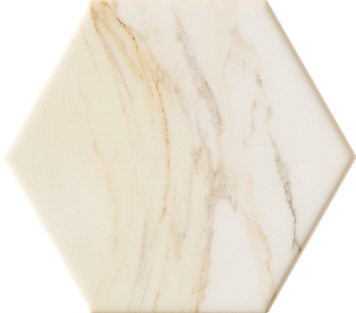 Фларе Вайт Хекс (Flare white hex) 12,5*11 глянец