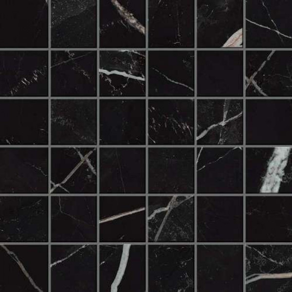 Эмпайр Калакатта Блэк (Empire Calacatta Black) POL 30*30 мозаика глянец