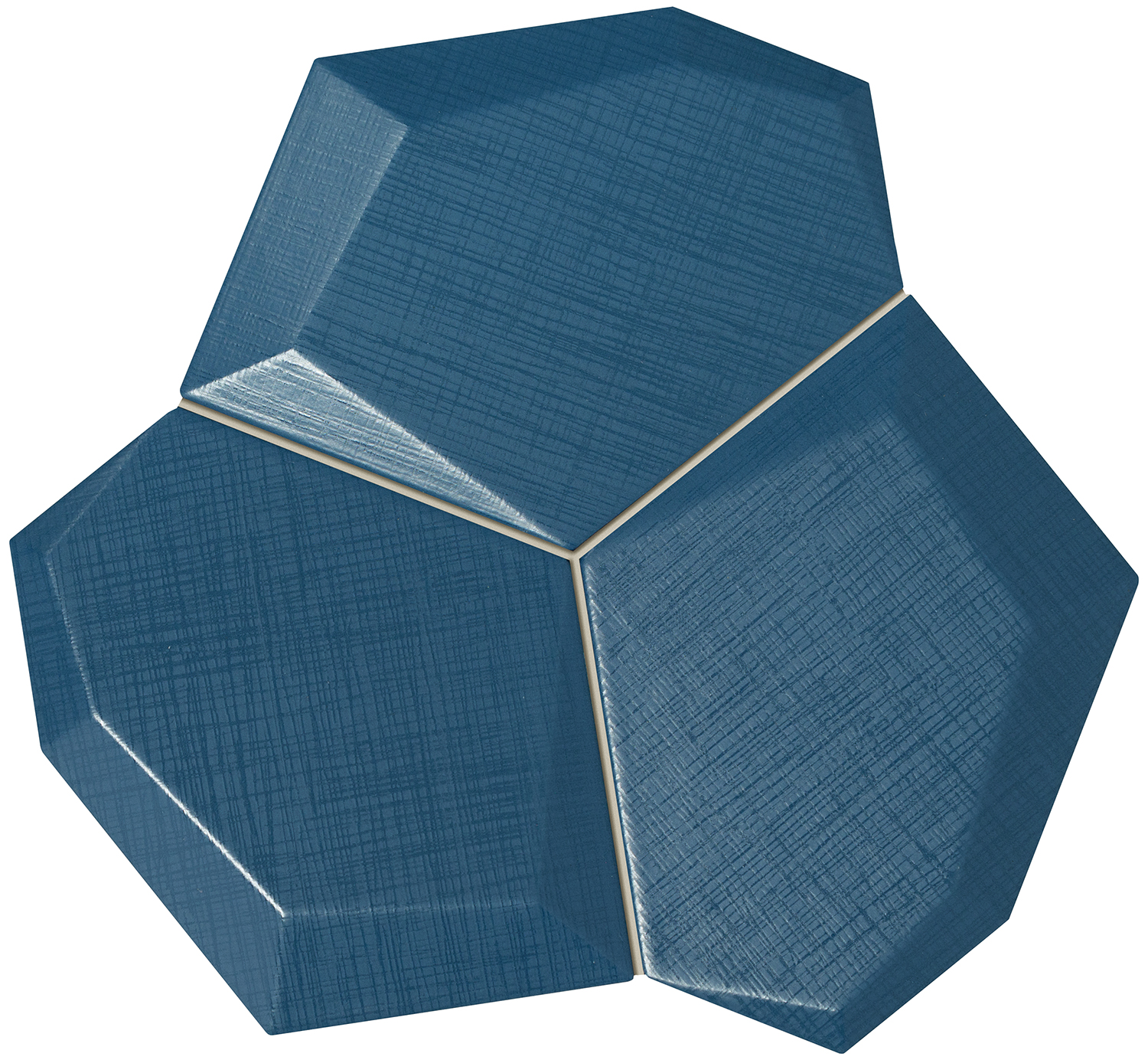 Сатини блу (Satini blue) 21*19*1,5 мозаика