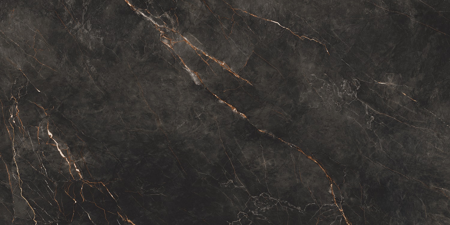 ШайнСтойн Блек (Shinestone Black POL) 279,8*119,8*0,6 глянец