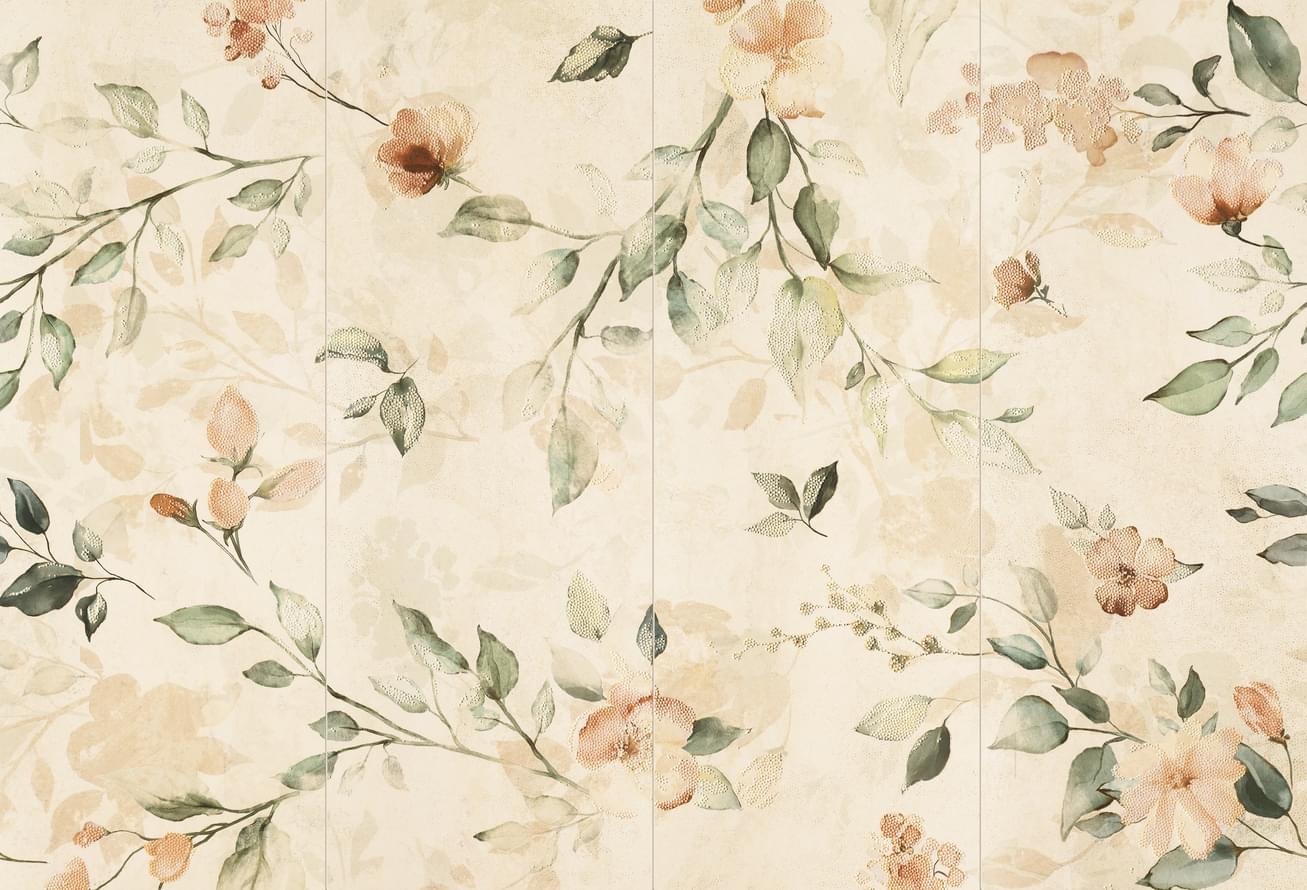 Pravia flower 132*89,8 декор из 4-х элементов