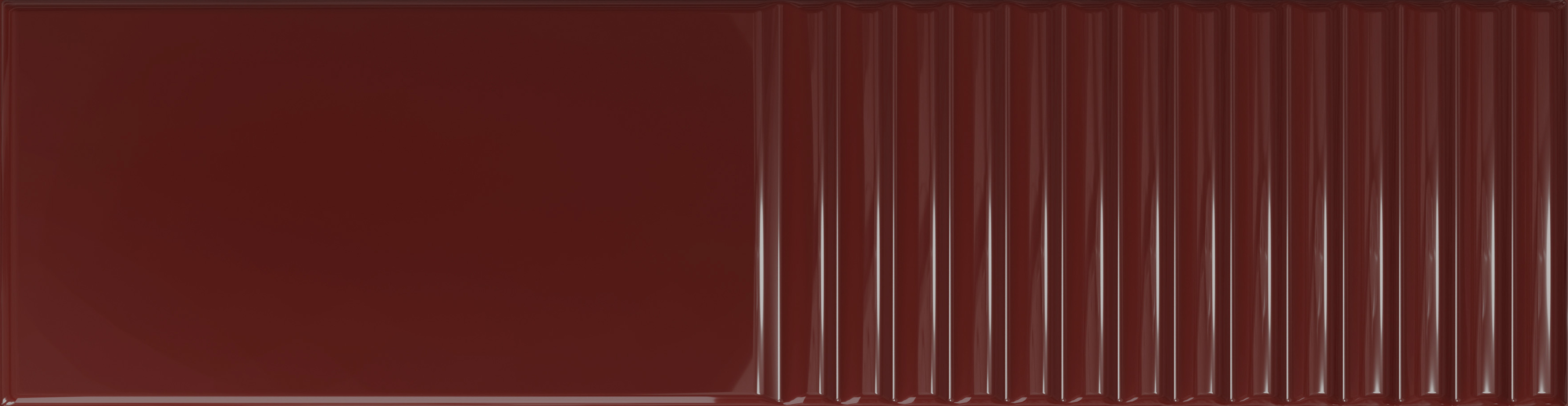 Грув бургундий 2 глос СТР (Groove burgundy 2 gloss STR) 29.8*7.8*1.0 глянец
