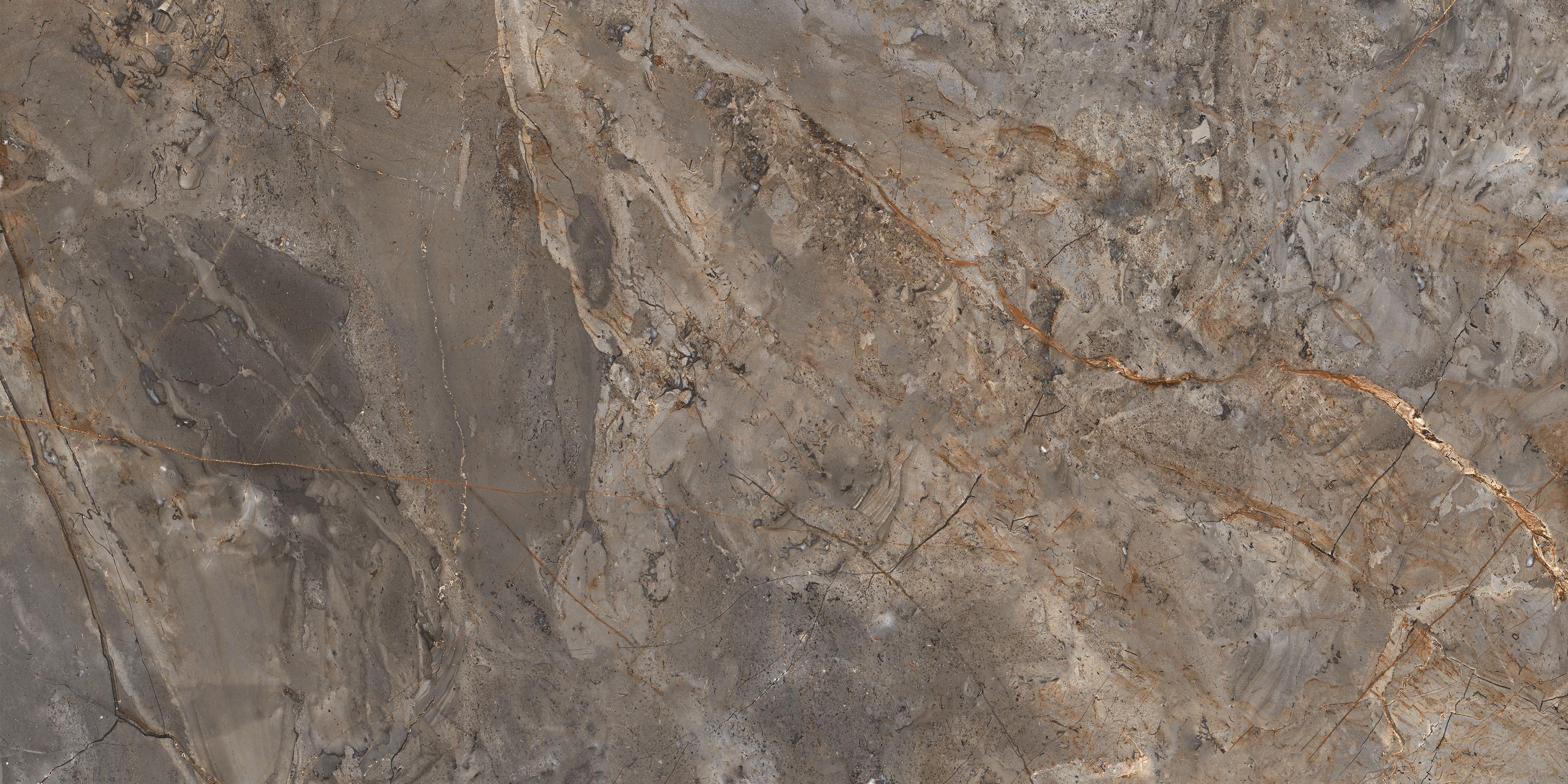 Крета Грей Глосси (Creta Grey Glossy) 120*60 глянец  