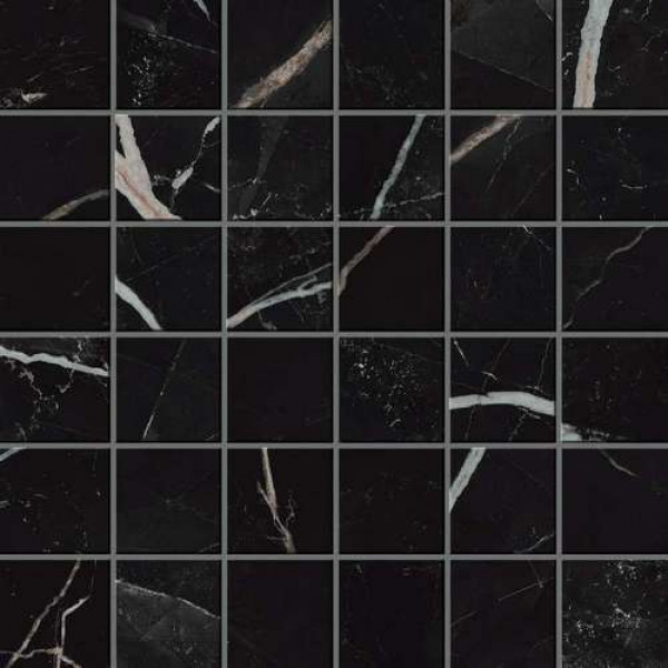 Эмпайр Калакатта Блэк (Empire Calacatta Black) MAT 30*30 мозаика матовая
